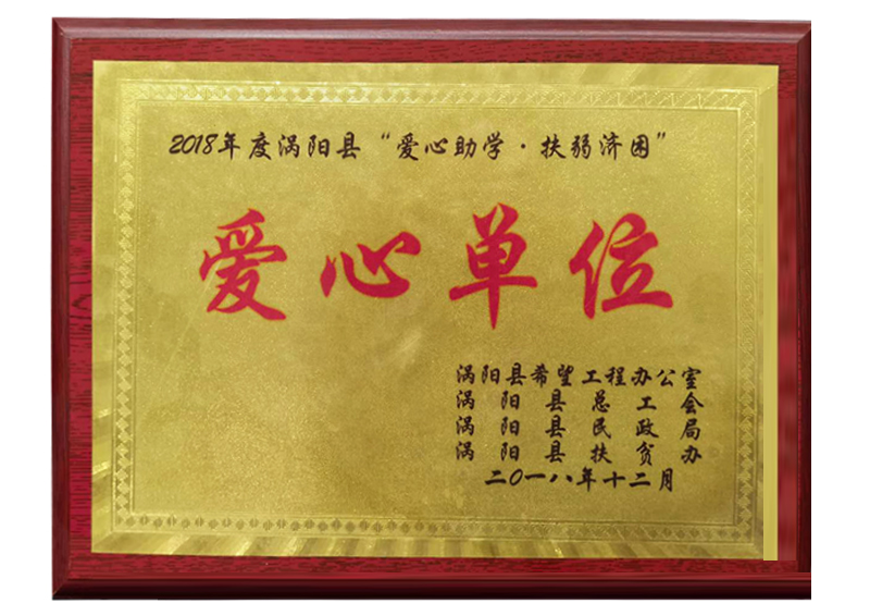 2018年度渦陽縣“愛心助學(xué)